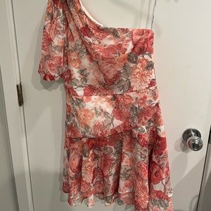 Forever New Matilda One Sleeve Mini Dress New